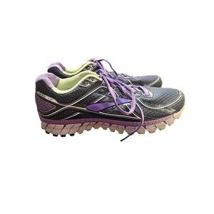 Brooks Adrenaline GTS 16 Womens Running Shoes Purple & Green Size 9.5 Running